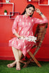 Plus size Pink Kurti with dori